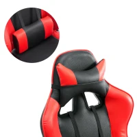 HOMCOM Executive 360° Swivel Gaming Racing Office Chair with Waist Neck Cushions (Red/Black)(m-10)