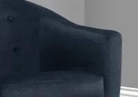 Monarch Tufted Mosaic Velvet Accent Barrel Tub Chair - Dark Blue(m-3)