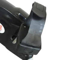 Soozier Folding Exercise Bike LCD Monitor Home Gym Exercise Adjustable Tension Padded Seat Heart Rate Monitor Pulse Sensor(m-6)