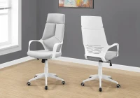 Monarch Ergonomic Swivelling High Back Executive Office Chair - White(m-2)