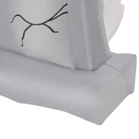 HOMCOM 5.1 ft Inflatable Ghosts with Tombstone, Halloween Outdoor LED Light Yard Display, Waterproof(m-15)