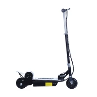 Qaba Adjustable Folding Electric E Scooter Battery Powered Motorized Bike Black(m-7)