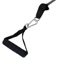 Soozier Deck Workout Bench Incline Decline Platform w/ Resistant Band(m-11)