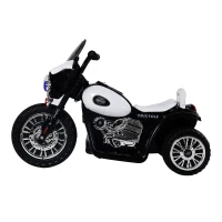 Qaba 6V Kids Ride On Police Motorcycle Electric Battery Powered Trike Car Toy Gift(m-5)