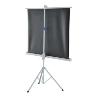 HOMCOM 100" Projection Screen 4:3 Ratio Manual Pull-down Foldable Adjustable(m-6)