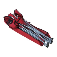 Outsunny Folding Camp Chair Outdoor Picnic Portable Armchair Sunshade w/Canopy(m-7)