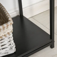 HOMCOM Modern 7 Tier Bookshelf Bookcase Utility Storage Shelf Organizer for Home Office with Display Rack Metal Frame, Walnut(m-8)