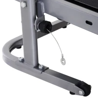 Soozier Folding Walking Backwards Treadmill With LCD Display  3 Reclining Angle Non-Electric Cardio Training Machine Indoors(m-10)