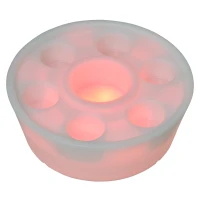 Outsunny Colorful Flash Light Up Atmosphere Party Decor Light Tableware for Party Bar(m-9)