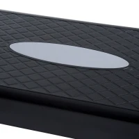 Soozier 27" Aerobic Stepper Adjustable Workout Platform Fitness Step with Riser Training Exercise Home Gym 4” to 6”(m-9)