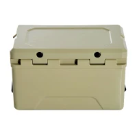 Outsunny 32 Quart Heavy Duty Ice Cooler Outdoor Insulated Rotomolded Cooling Box Portable Hunting Fishing Camping Performance Cooler(m-8)