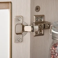 HOMCOM Farmhouse Sideboard Buffet Cabinet, Coffee Bar Cabinet with Storage Shelves, Kitchen Cabinet with 2 Framed Glass Doors and Anti-Topple, Distressed Gray(m-12)