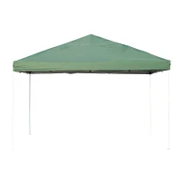 Outsunny 13x13ft Easy Pop up Tent Outdoor Sun Shelter with Carrying Bag Green(m-5)