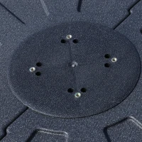 Outsunny Portable Umbrella Base Parasol Stand for Cantilever Umbrella Fill w/ Sand or Water Black(m-10)