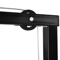 Soozier Power Rack Exercise Pulldown Weight Machine with 5 Adjustable Cable Positions for Strengthening Many Muscle Groups Home Gym, 41" x 47" x 71"(m-16)