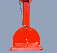 HOMCOM 17.7” Deep Steel Manual Snow Plow with Wheels(m-6)