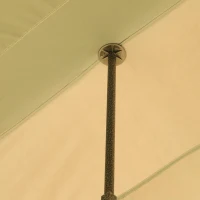 Outsunny 10' x 20' Pop Up Canopy Tent, Instant Sun Shelter, Tents for Parties, Height Adjustable, with Wheeled Carry Bag, for Outdoor, Garden, Patio, Gray(m-9)