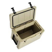 Outsunny 32 Quart Heavy Duty Ice Cooler Outdoor Insulated Rotomolded Cooling Box Portable Hunting Fishing Camping Performance Cooler(m-10)