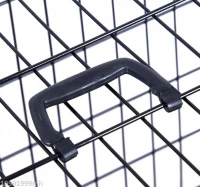 PawHut 36-inch Two Door Folding Metal Dog Crate Cage Kennel with Divider(m-10)