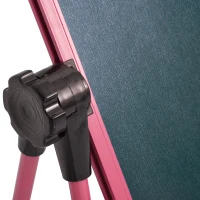 Vinsetto Foldable and Height Adjustable U-Stand Double Sided Whiteboard Chalkboard Easel(m-10)