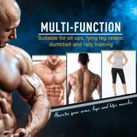 Soozier Multifunctional Sit Up and Dumbbell Weight Bench with 4-Angle Adjustable Backrest & Lightweight Portable Design - Yellow(m-5)