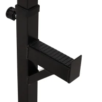 Soozier Barbell Rack Stand, Easily Adjustable Barbell Squat Rack for Home Gym Equipment, Strength Training Fitness Gift for Men & Women(m-12)