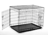PawHut Pet  36" 2-Door Folding Dog Crate(m-1)