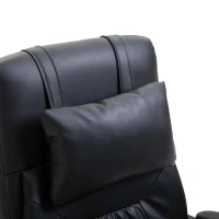 Vinsetto Executive Head Massage Office Chair 360° Swivel Adjustable Height Black(m-11)