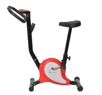 Soozier Upright Stationary Exercise Bike with LCD Display(m-1)