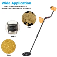 Outsunny Metal Detector w/ Adjustable Sensitivity Gold Search Device(m-5)