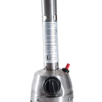 Outsunny Infrared Tabletop Patio Heater Outdoor Propane Butane Gas Stainless - Silver(m-7)