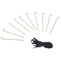 Outsunny Pop Up Ground Hunting Tent Outdoor Shooting Birdwatching Blind Hide Tent w/ Carry Bag 1-2 Person Portable Camouflage(m-9)