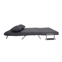 HOMCOM Convertible Double Sleeper Sofa Bed W/ 5 Backrest Position Folding Loveseat(m-6)