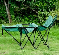 Outsunny Military Style Folding Camping Cot – Green(m-3)