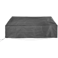Outsunny 97" x 65" x 26" Weatherproof Outdoor Sectional Patio Furniture Cover with Ultimate Weather Protection, Gray(m-8)