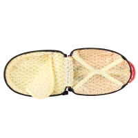 HOMCOM Kids Rolling Luggage Suitcase Travel Pilot Ladybug with Remote Control (Red)(m-6)