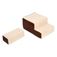 PawHut Easy Step Ultralight Portable Pet Stairs Soft for Cats and Dogs with Washable Cover 2&3 Steps in 1 Design(m-7)