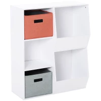 HOMCOM 3 Wooden Shelf Storage Organizer Children and Students(m-6)