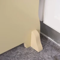 Qaba Toddler Tower Kitchen Helper for Children with 2 Non-Slip Steps and Support Handles - Natural(m-14)