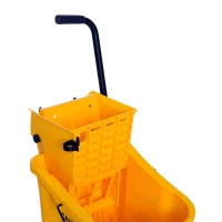 HomCom 38 Quart Commercial Janitorial Rolling Industrial Mop Bucket with Wringer(m-10)