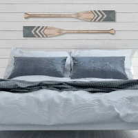 Stratton Nautical Chevron Oar Wall Decor(m-2)