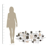 Stratton Large Modern Industrial  Wall Decor(m-4)