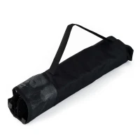 Outsunny Outdoor Folding Camping Table with Cup Holders - Black(m-7)