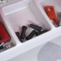 Qaba Kids Tool Workbench, Pretend Play Construction Workshop with 46 Realistic Toy Tools for Kids Ages 3 years(m-12)