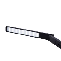 HomCom Deluxe LED Desk Lamp w/ Bluetooth Speaker & FM Radio - Black(m-8)