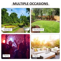 Outsunny Outdoor Garden Bench Arch Pergola with Natural Fir Wood Build, Protective Varnish, & 2 Person Ergonomic Bench(m-6)