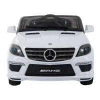 Mercedes Benz ML63 12V Kids Electric Ride On Car with MP3 and Remote Control - White(m-3)