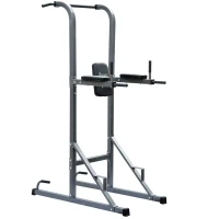 Soozier Upper Body Exercise Fitness Power Tower w/ Dip Station & Pull Up Bar(m-6)