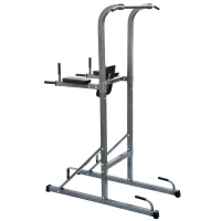Soozier Upper Body Exercise Fitness Power Tower w/ Dip Station & Pull Up Bar(m-4)