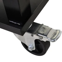 Outsunny Patio 65L Rolling Cooler Cart with Foosball Tabletop - Ice Beverage Chest for Outdoor Parties and Events(m-16)